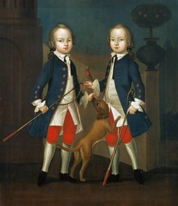 Os gêmeos Gosnall: mestre Thomas e mestre John Gosnall de Bentley, c.1745